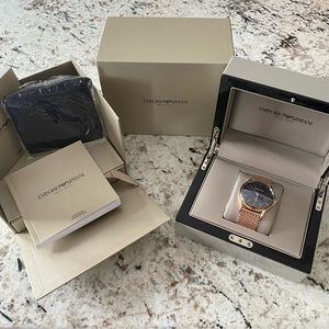 NWT Emporio Armani Automatic Swiss Made Watch Men